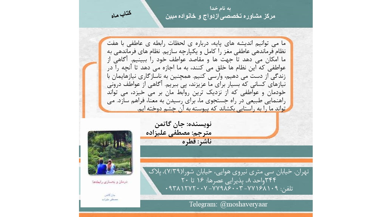 درمان و به سازی رابطه ها. جلد 1